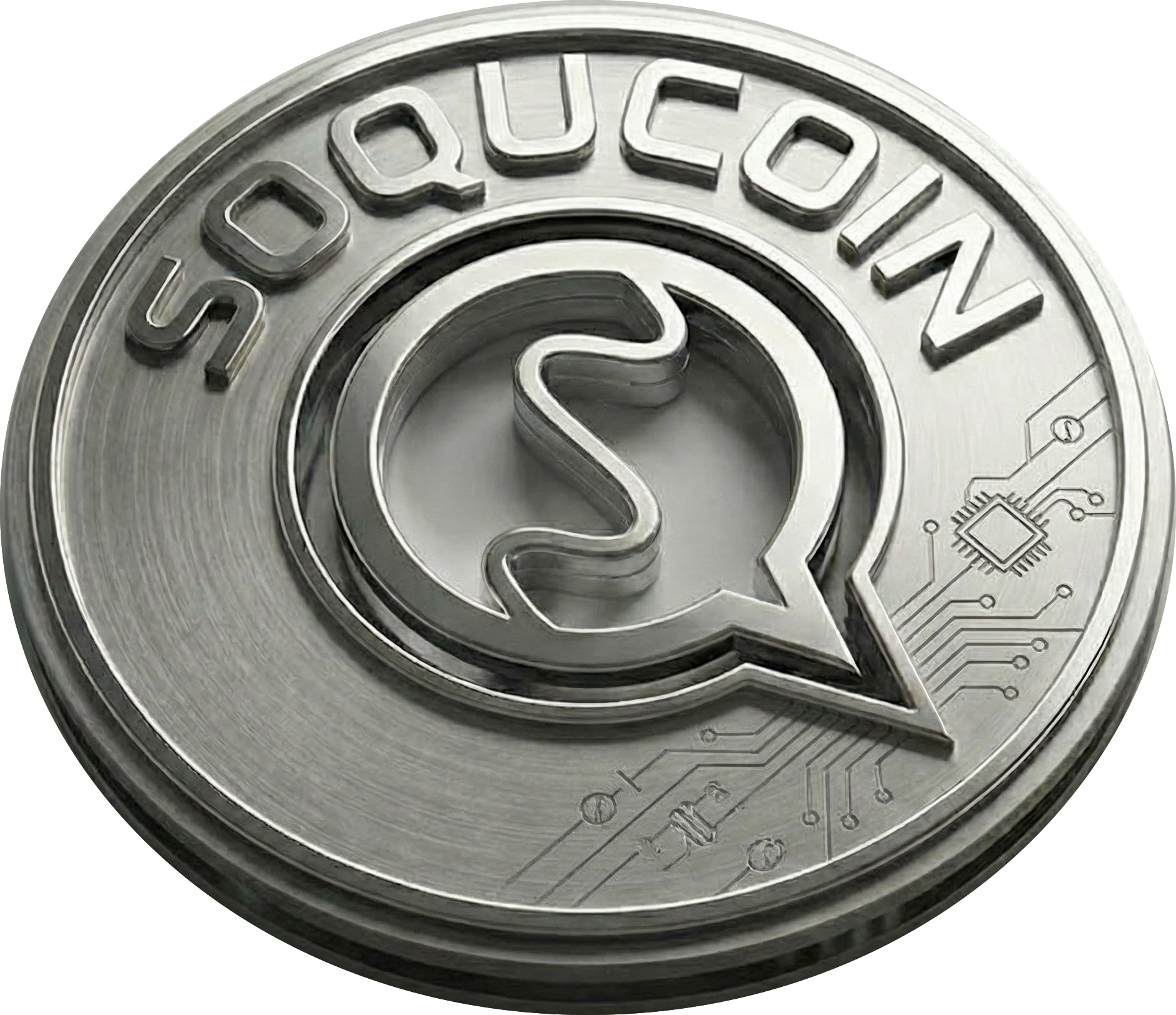 Soqucoin Metal Coin Design